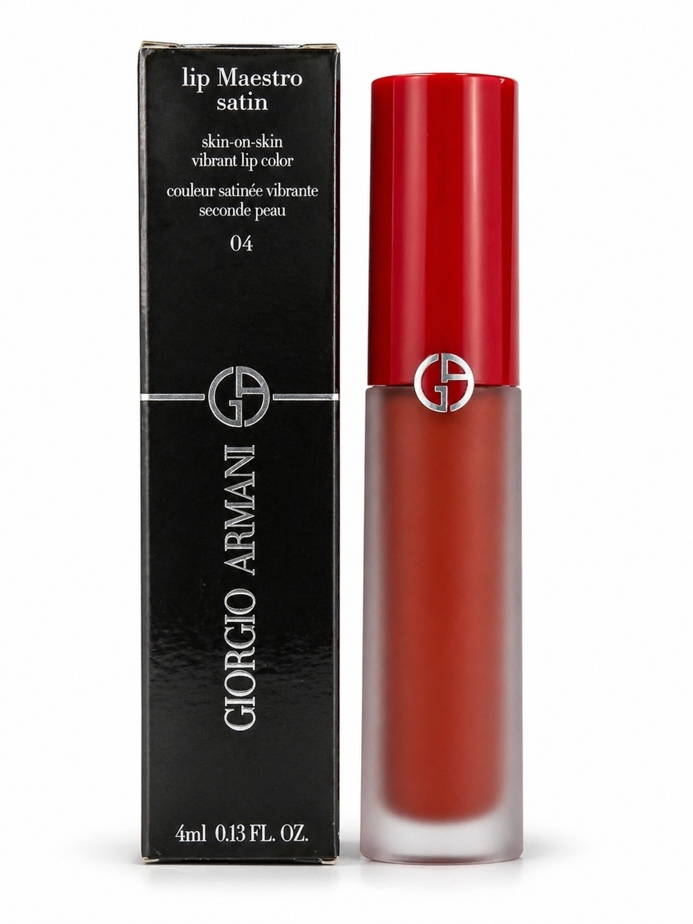 Giorgio Armani Lip Maestro Satin 04 Live Concert | Velvet Lip Color | NIB